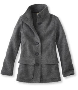 Ll bean boiled wool jacket best sale